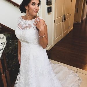 David Tutera wedding dress.